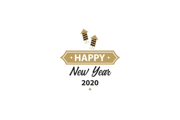 Badge Logo Happy New Year: A Versatile Graphics and Logos Asset