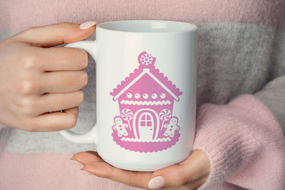 Charming Gingerbread House and Man Embroidery