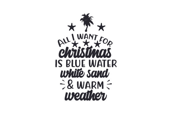 Christmas Crafts: Blue Water, White Sand, Warm Weather
