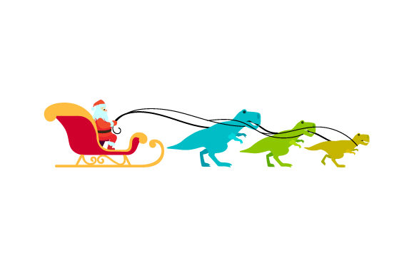 Christmas Dinosaur Sleigh: A Festive Craft for Creative Marketers