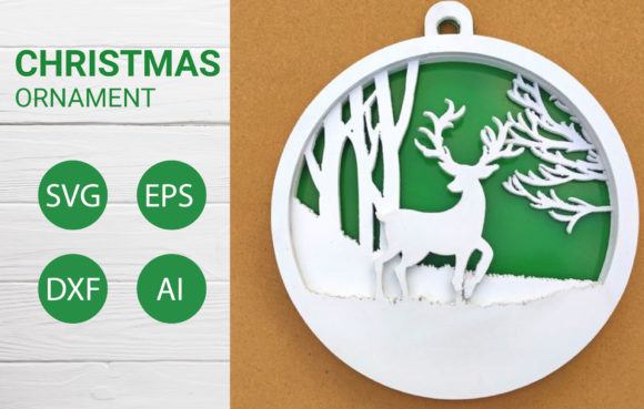 Christmas Ornament SVG: A Versatile Laser Cutting Asset for Winter Amp