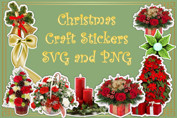 Christmas Stickers Clip Art: A Festive Graphics Boost for Crafts