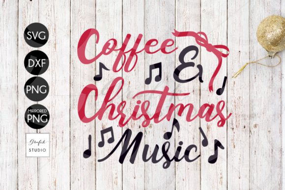 Coffee and Christmas Music SVG: A Festive Graphics Gem for Crafters