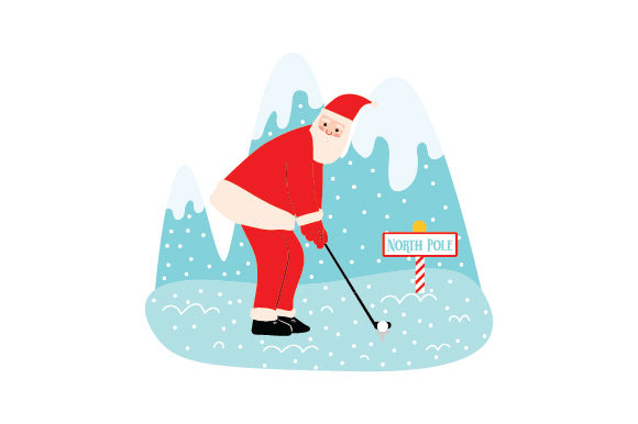 Enhance Your Christmas Crafts with Santa Goes Golfing