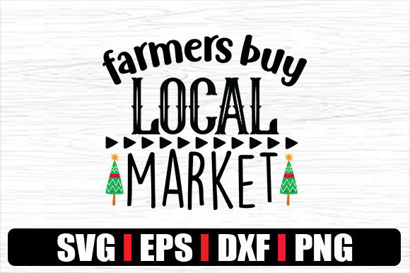 Farmers Buy Local Market: A Versatile Graphics Bundle for Crafts