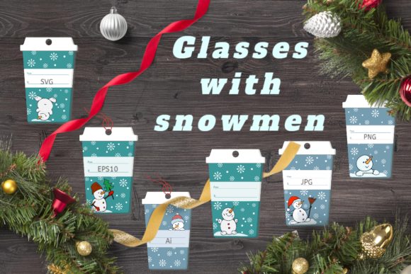 Funny Snowmen Stickers: A Must-Have for Graphics and Crafts