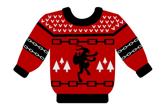 Krampus Christmas Sweater: A Bold Addition for Crafts and Designs Amp
