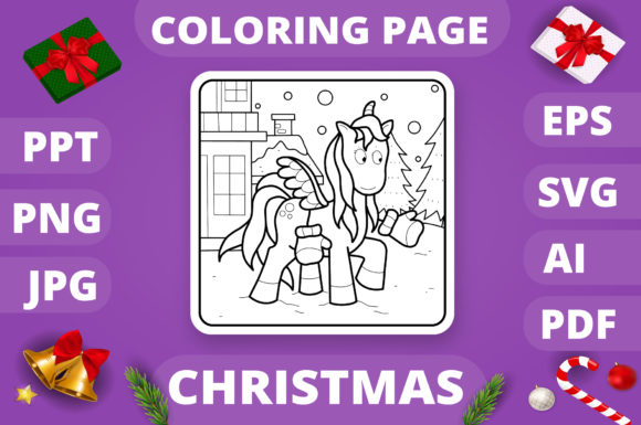 Review: Christmas Coloring Page for Kids 26 V4
