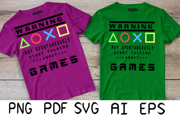 Warning Games: A Fun Christmas Graphics Asset for Crafts